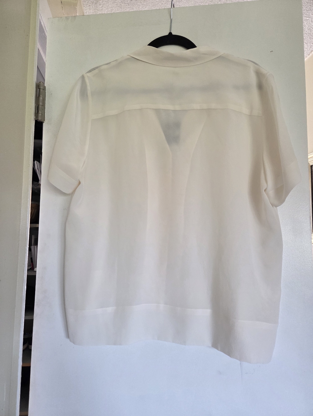 Lilysilk Casual Short Sleeves Loose Silk Shirt Top Blouse — image 8 of 8